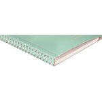 Cahier spirale clairefontaine koverbook blush a4 21 x 29 7 cm - petits carreaux - 160 pages - lot de 5