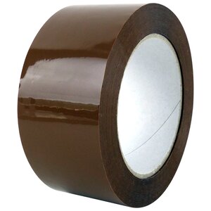 Ruban adhésif PVC résistant 6 rouleaux – 48 mm x 100 m  Havane – Bulteau Systems