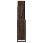 vidaXL Ensemble de meubles de salle de bain 4 Pièces chêne marron