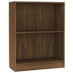 vidaXL Bibliothèque Chêne marron 60x24x76 cm Bois d'ingénierie