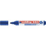 Marqueur pour Tableaux Blancs 660 Bleu Pointe Ronde 1 5-3 mm EDDING