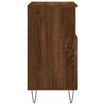 vidaXL Buffets 2 Pièces chêne marron bois d'ingénierie