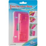 Perforateur de poche  capacité: 3 feuilles  rose ICE WEDO