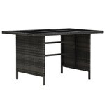Salon de jardin meuble d'extérieur ensemble de mobilier 4 pièces avec coussins résine tressée gris 02_0016184