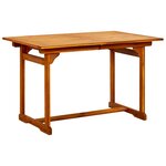 vidaXL Ensemble à manger de jardin 5 Pièces Bois d'acacia massif