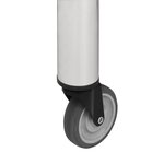 vidaXL Table de travail de cuisine avec roues 100x45x85 cm Inox