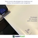 Kit colis Vinted – 10 enveloppes plastique N°4 (320x410 mm) + 10 pochettes porte-documents