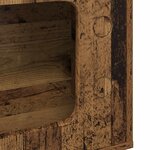 vidaXL Maison pour chat Bois ancien 51 x 30 x 52 cm Bois d'ingénierie