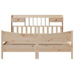vidaXL Cadre de lit sans matelas 180x200 cm bois massif de pin