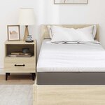 vidaXL Coussins de Matelas Blanc 80 x 200 cm Polyester sans colle