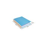 Paquet de 10 chemises à dos toilé, carte 320 grammes, dos 3cm, 24x32cm, coloris ass... EXACOMPTA