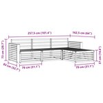 vidaXL Ensemble de canapés d'extérieur 4 pc Naturel