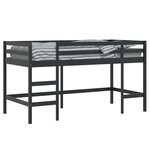 vidaXL Lit mezzanine enfants échelle 90x200 cm bois pin massif