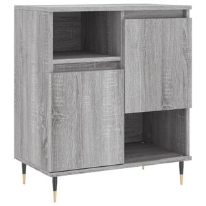 vidaXL Buffet Sonoma gris 60x35x70 cm Bois d'ingénierie