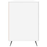 vidaXL Bureau blanc 140x50x75 cm bois d'ingénierie