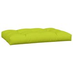 vidaXL Coussins de palette lot de 3 vert vif tissu