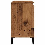 vidaXL Armoire lavabo vieux bois 65x33x60 cm bois d'ingénierie