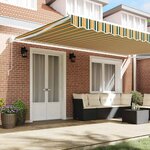 vidaXL Auvent Rétractable Multicolore 500 × 300 cm