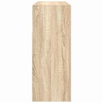 vidaXL Buffet Chêne sonoma 116 x 30 x 75 cm Bois d'ingénierie