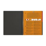 Cahier Activebook spiralé A4+ 160 p 90g petits carreaux OXFORD