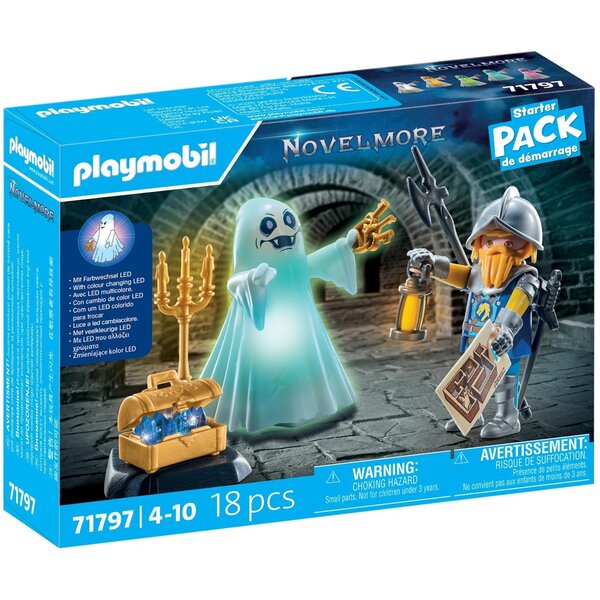 PLAYMOBIL 71797 - Chevalier et fantôme effets lumineux multicolores