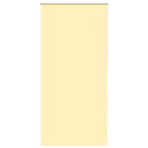 vidaXL Store enrouleur occultant jaune largeur du tissu 85 7 cm