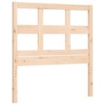 vidaXL Cadre de lit sans matelas 90x200 cm bois massif