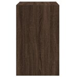 vidaXL Armoire à chaussures chêne marron 60x42x69 cm bois ingénierie