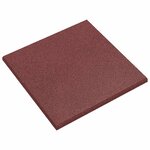 vidaXL Dalles de Protection Anti-Chute 18 Pièces Rouge 50 x 50 cm