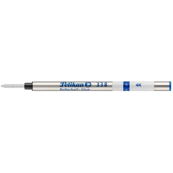Recharge Stylo roller à encre 338 Pointe Large Bleu PELIKAN