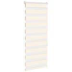 vidaXL Store zèbre beige marbré largeur du tissu 60 9 cm polyester