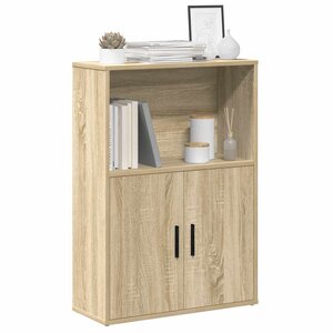 vidaXL Bibliothèque chêne sonoma 60x24x85 cm bois d'ingénierie