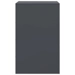 vidaXL Tables de chevet 2 Pièces anthracite 34 5x39x62 cm acier