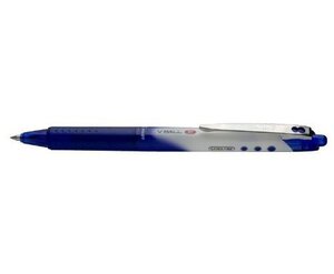 Stylo roller encre liquide V-BALL 5 RT rétractable pointe fine bleu PILOT
