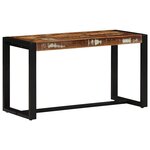 vidaXL Banc multicolore 80x35x45 cm bois massif récupération