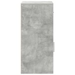 vidaXL Meuble de rangement gris Gris béton