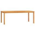 vidaXL Ensemble à manger de jardin 7 Pièces Bois de teck solide