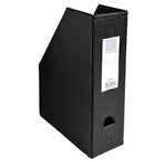 Porte revue Dos 100mm PVC Noir EXACOMPTA