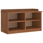 vidaXL Banc de couloir SANDNES 87x40x50 cm bois de pin massif