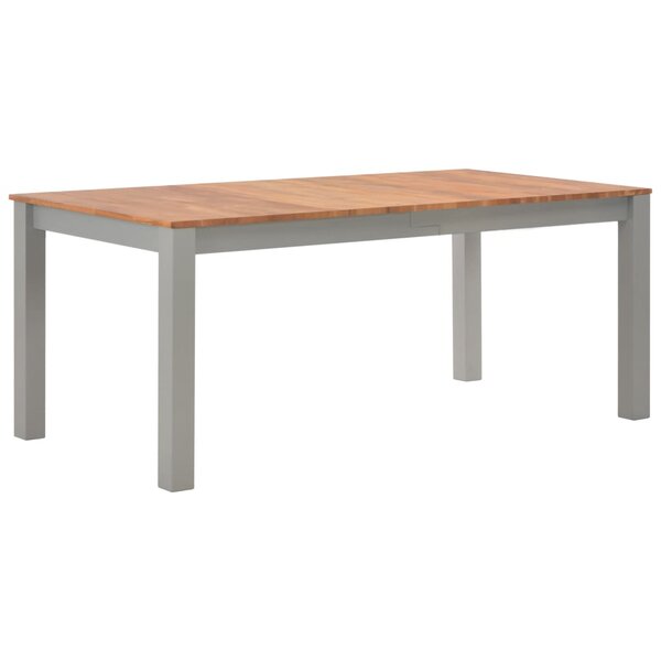 vidaXL Table à manger 180x90x74 cm Bois de chêne massif