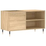 vidaXL Armoire à disques chêne sonoma 85x38x48 cm bois d'ingénierie