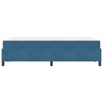 vidaXL Cadre de lit Bleu foncé  blanc et bleu foncé 120 x 190 cm