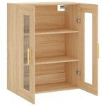 vidaXL Armoire murale chêne sonoma 69 5x34x90 cm