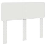vidaXL Tête de lit Blanc 135 cm Bois d'ingénierie