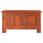 vidaXL Coffre de rangement avec couvercle marron bois massif d'acacia