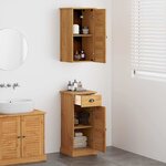 vidaXL Ensemble de mobilier de salle de bain avec tiroir 2 Pièces