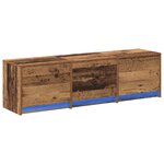 vidaXL Meuble TV Bois ancien 140 x 34 x 40 cm Bois d'ingénierie