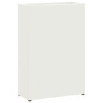 vidaXL Porte-parapluie blanc  28x12x41 cm  en acier