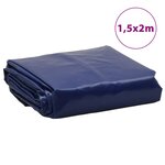 vidaXL Bâche bleu 1 5x2 m 650 g/m²