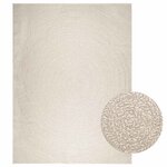 vidaXL Tapis ZIZUR crème 240x340 cm aspect de jute intérieur extérieur